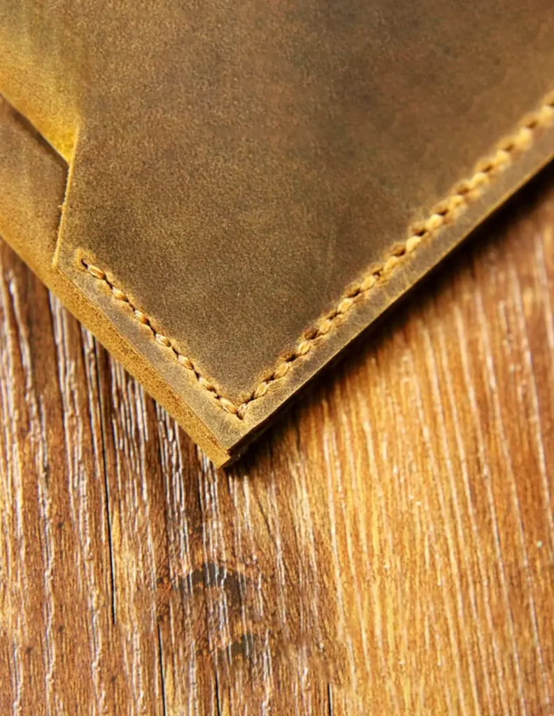 Hand Stitched Leather Card Holder