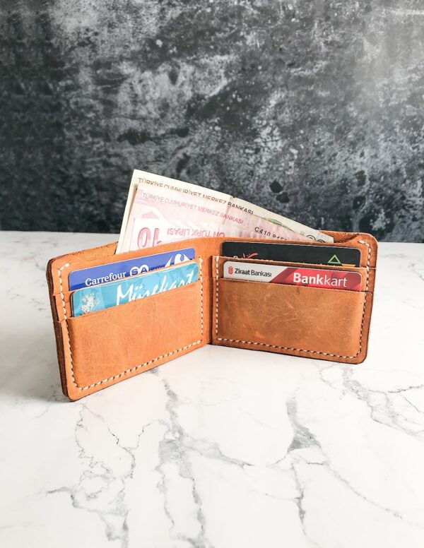Hand Stitched Minimalist Leather Wallet