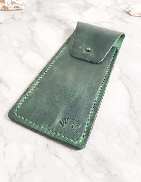 Handmade & Hand Stitched Leather Pencil Case