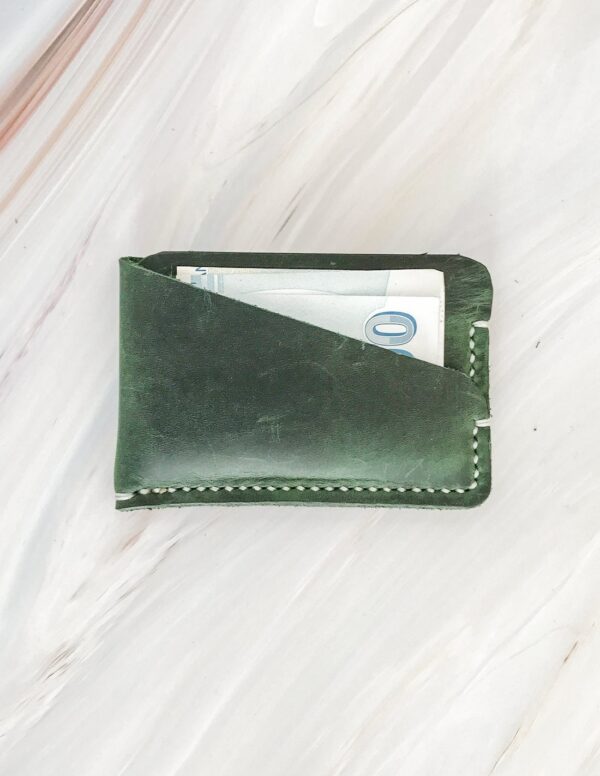 Minimal Leather Pocket Credit Card Holder