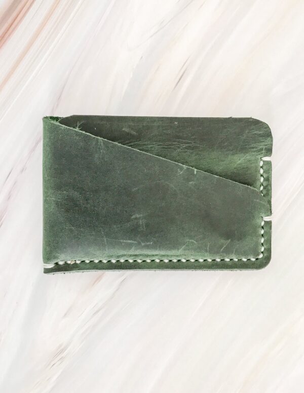 Minimal Leather Pocket Credit Card Holder