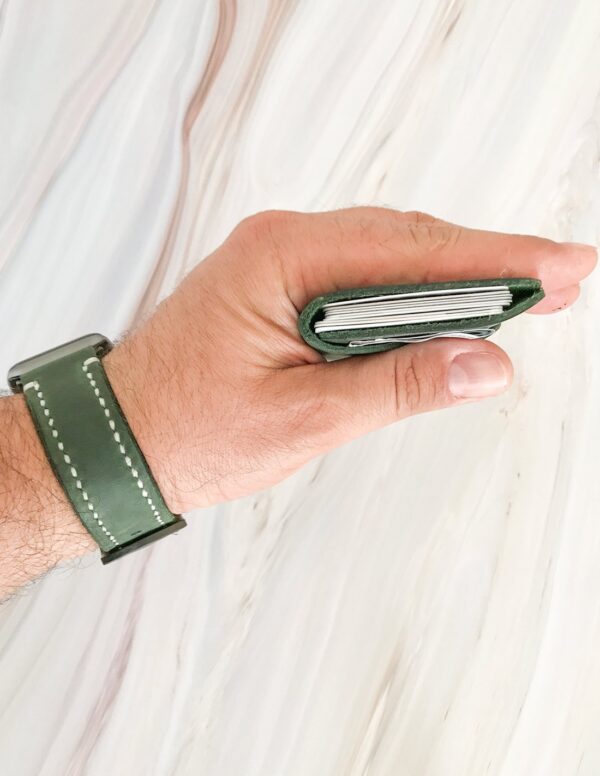 Minimal Leather Pocket Credit Card Holders