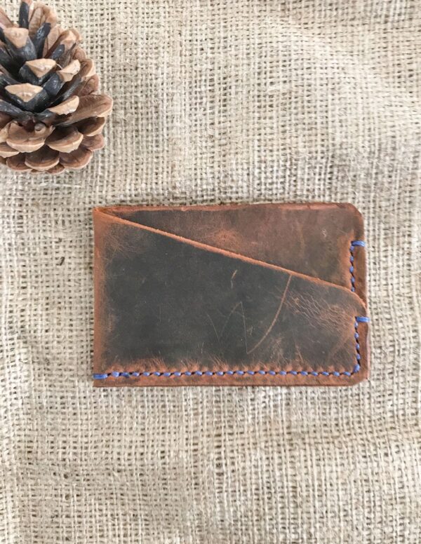 Minimal Leather Slim Pocket Credit Card Holder