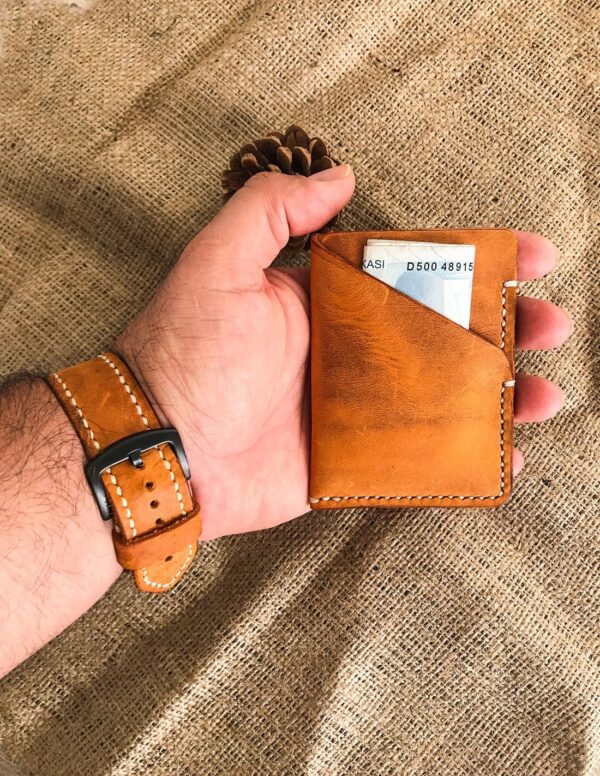Minimalist Leather Slim Pocket Card Holder
