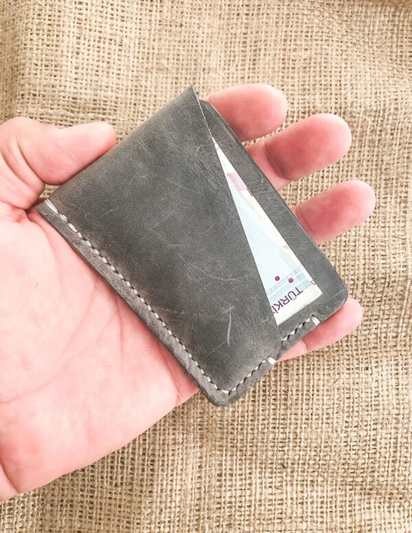 Minimalist Leather Slim Pocket Credit Card Holders